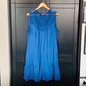 Pink Blush blue summer dress